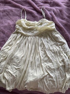 Free people yellow mini romper